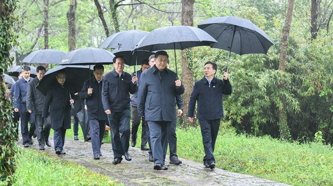 習近平在浙江考察